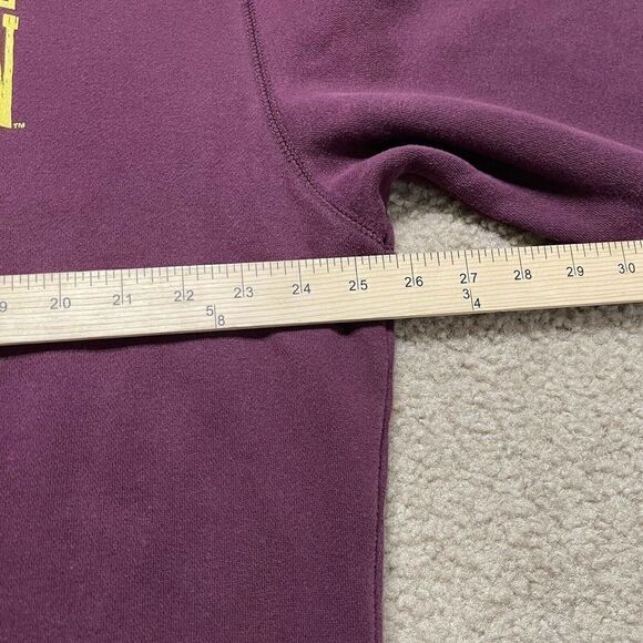 Vtg Central Michigan Chips JanSport Quarter Zip Pull Over Sweater Extra Large - Picture 10 of 10